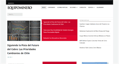Desktop Screenshot of equipo-minero.com